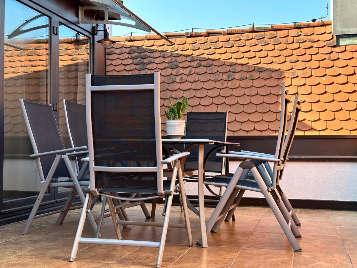 Amao-Green I 90Qm I Penthouse Maisonette Mit Rooftop I City Center I King-Size Betten Lahr (Baden-Wurttemberg) Exterior foto