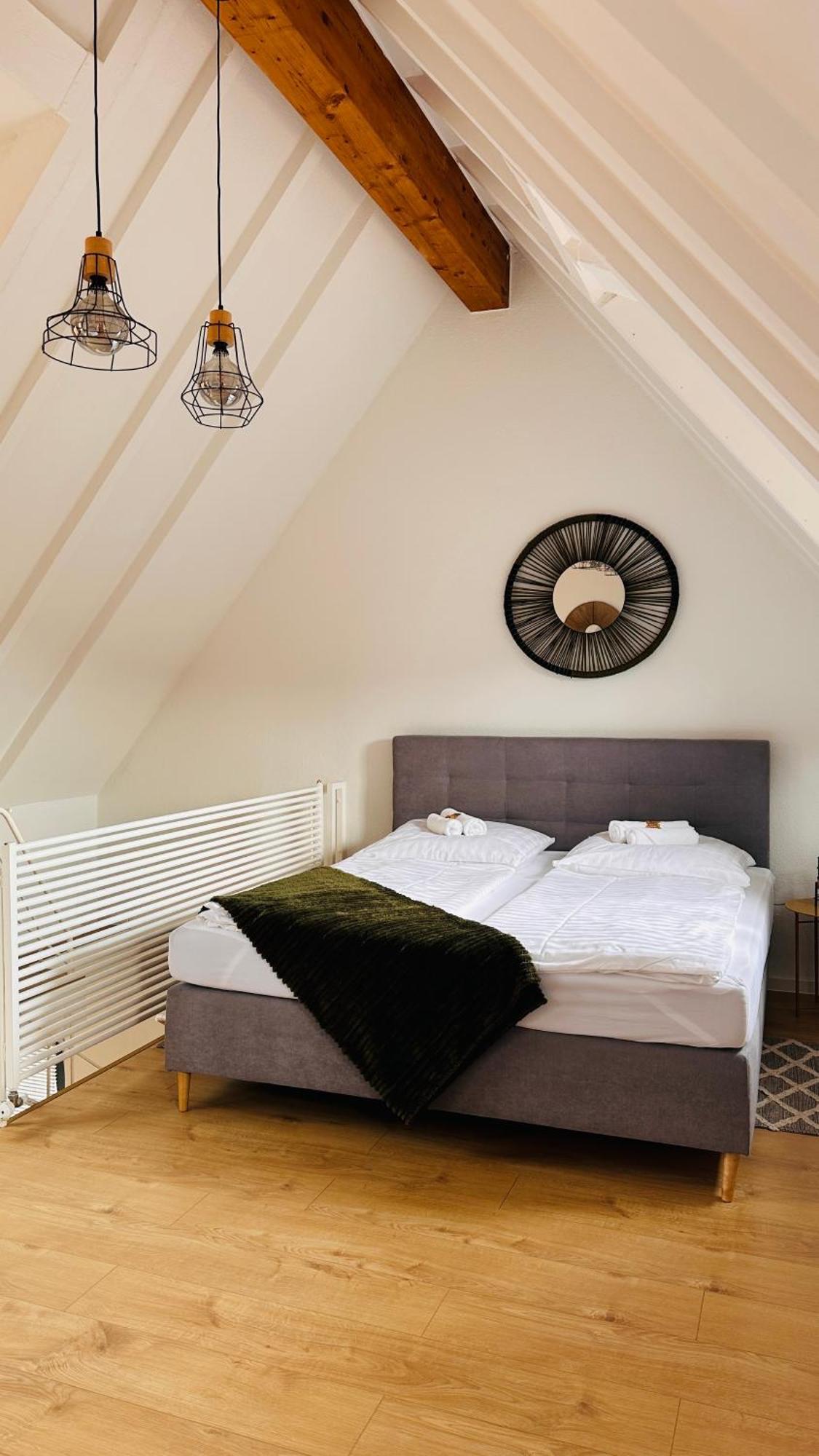 Amao-Green I 90Qm I Penthouse Maisonette Mit Rooftop I City Center I King-Size Betten Lahr (Baden-Wurttemberg) Exterior foto