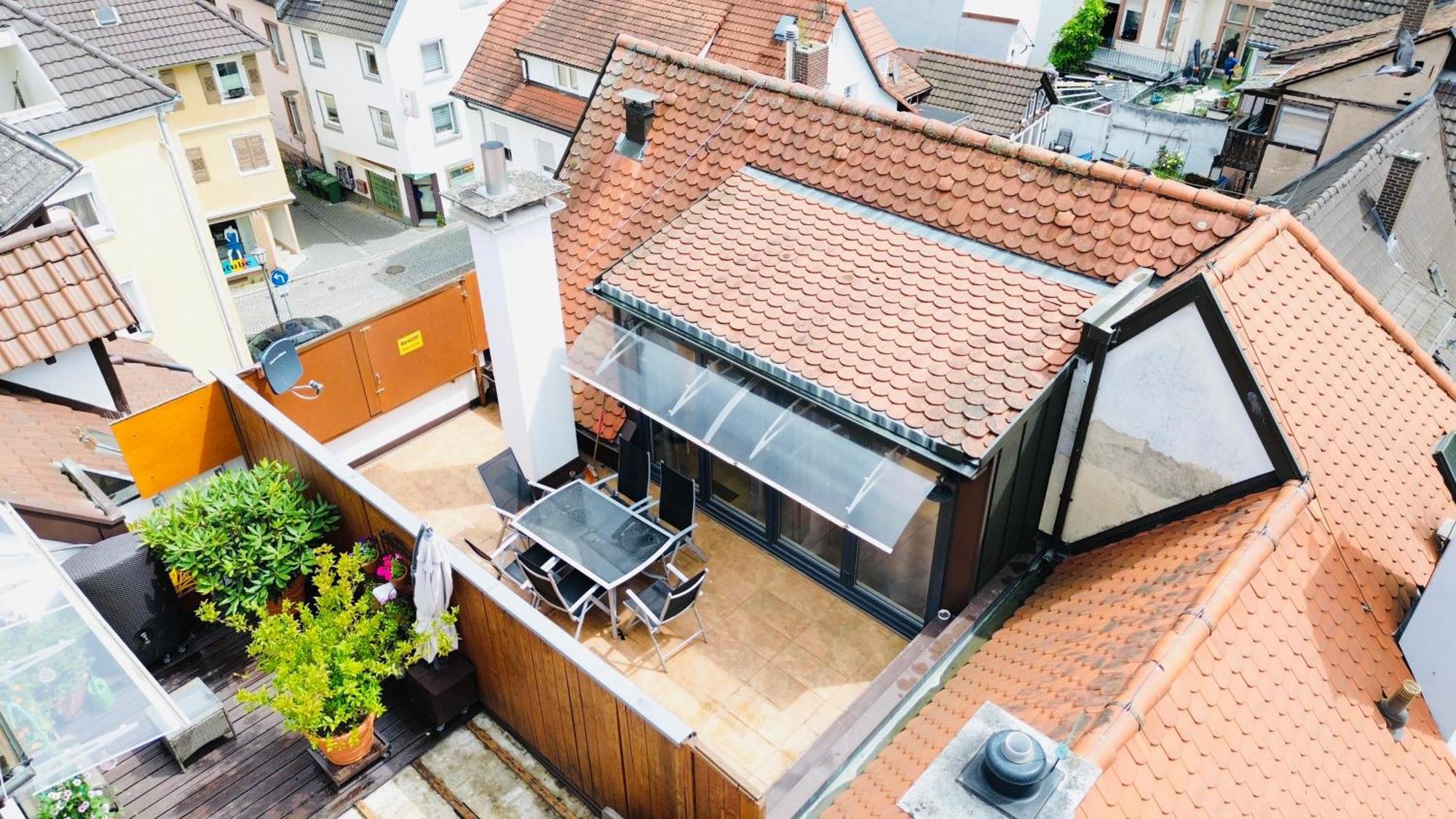 Amao-Green I 90Qm I Penthouse Maisonette Mit Rooftop I City Center I King-Size Betten Lahr (Baden-Wurttemberg) Exterior foto